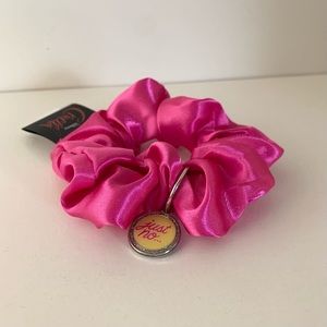 NWOT Disney Magenta satin scrunchie